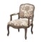 Madison Park Monroe Camel Back Exposed Wood Chair Multi See below